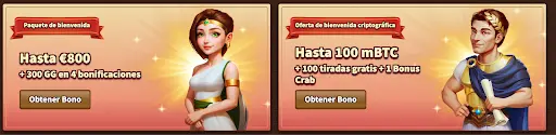 Bonos de bienvenida MyEmpire Casino España Paquete de bienvenida y oferta de bienvenida criptográfica en MyEmpire Casino España con bonos hasta €800 o 100 mBTC y tiradas gratis
